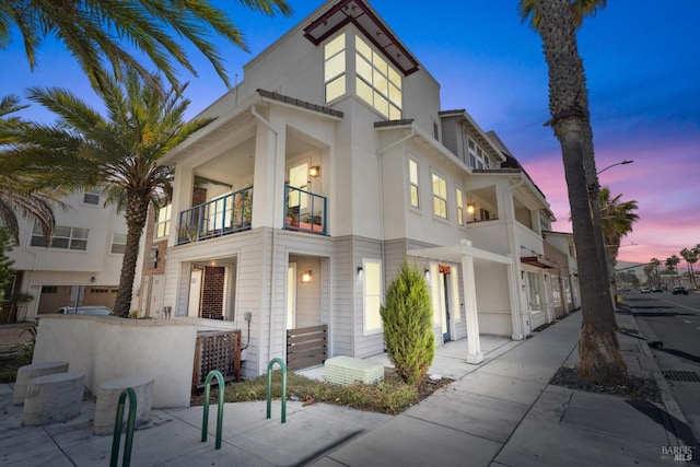 40708 Fremont Blvd, Fremont, CA 94538 - view of front of house with a balcony and stucco siding