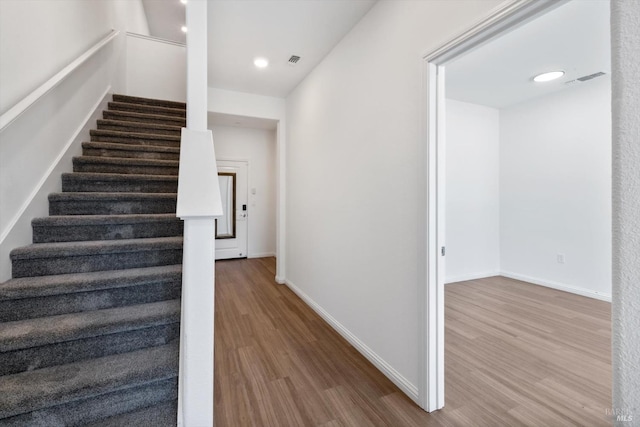 40708 Fremont Blvd, Fremont, CA 94538 - stairway with wood finished floors