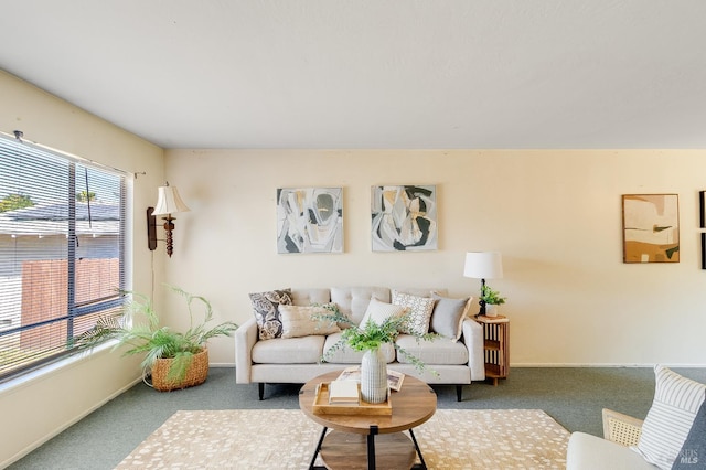 1255 Sereno Dr, Vallejo, CA 94589 - carpeted living area featuring baseboards