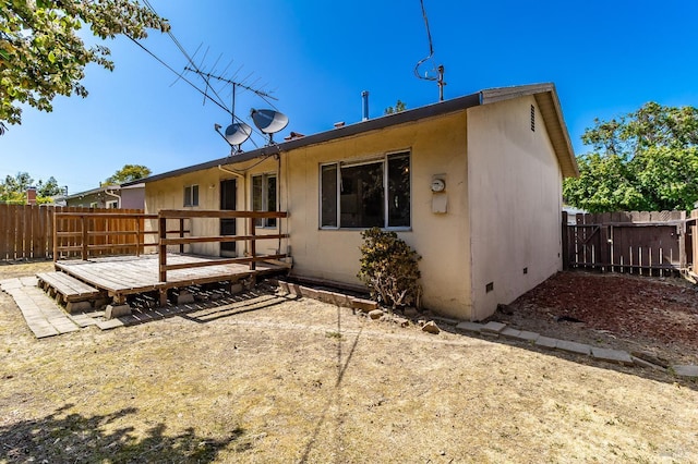 1255 Sereno Dr, Vallejo, CA 94589 - back of house featuring a deck and stucco siding