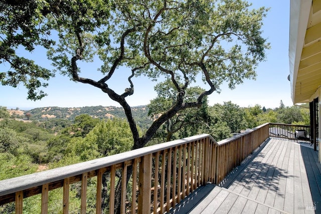 76 Oak Springs Dr, San Anselmo, CA 94960 - view of wooden deck