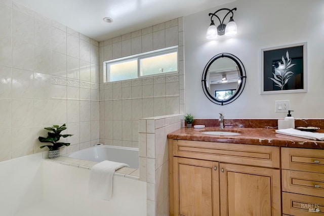 76 Oak Springs Dr, San Anselmo, CA 94960 - full bath featuring vanity and a garden tub