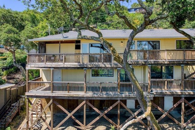 76 Oak Springs Dr, San Anselmo, CA 94960 - back of house featuring a balcony