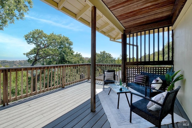 76 Oak Springs Dr, San Anselmo, CA 94960 - view of wooden terrace