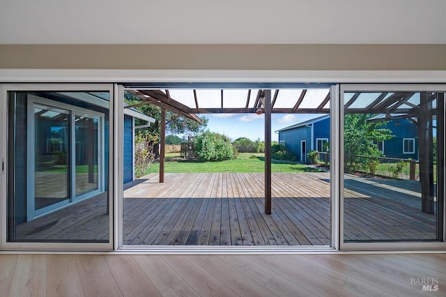 5648 Ver Ni Rd, Sebastopol, CA 95472 - entryway featuring hardwood / wood-style flooring