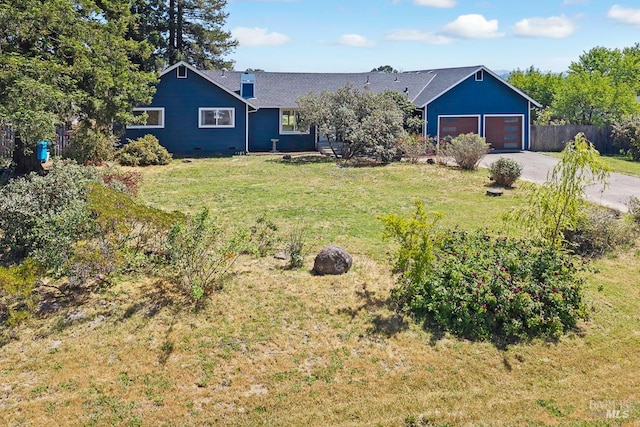 5648 Ver Ni Rd, Sebastopol, CA 95472 - ranch-style home with a garage and concrete driveway