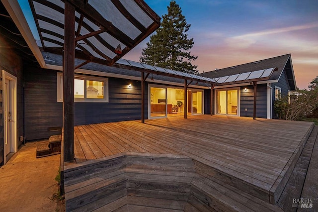 5648 Ver Ni Rd, Sebastopol, CA 95472 - view of wooden deck