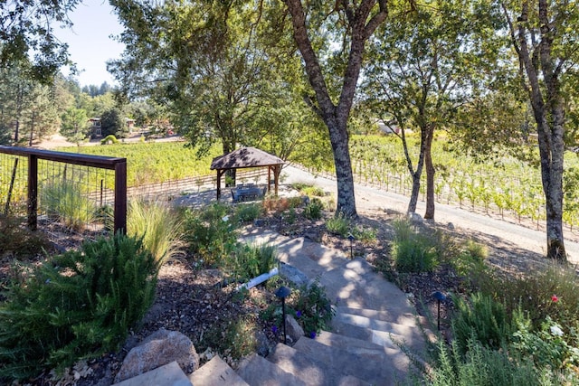 875 White Cottage Rd N, Angwin, CA 94508 - view of yard with a gazebo