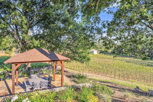 875 White Cottage Rd N, Angwin, CA 94508 - view of yard with a gazebo