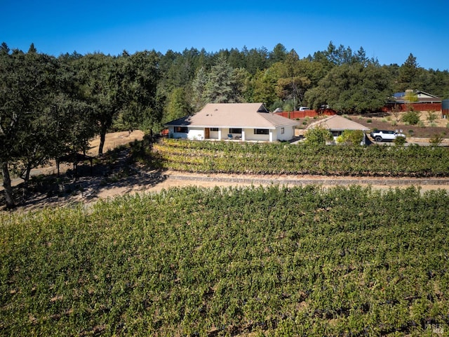 875 White Cottage Rd N, Angwin, CA 94508 - view from above of property with a heavily wooded area