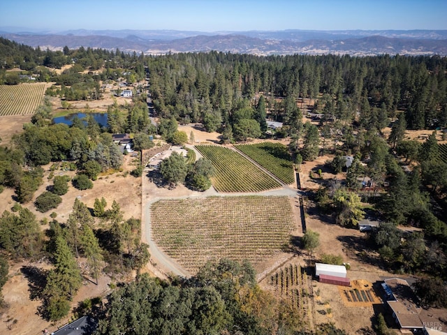 875 White Cottage Rd N, Angwin, CA 94508 - aerial view of property and surrounding area featuring large plots for crops and rural landscape