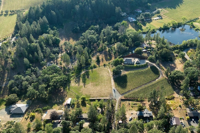 875 White Cottage Rd N, Angwin, CA 94508 - aerial view of property and surrounding area featuring rural landscape and large plots for crops