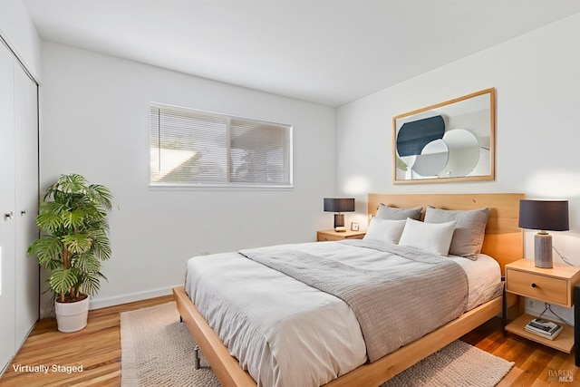 437 Ely Blvd S, Petaluma, CA 94954 - bedroom with wood finished floors and a closet