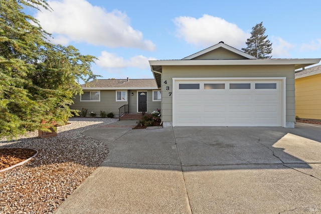 437 Ely Blvd S, Petaluma, CA 94954 - ranch-style home featuring driveway and an attached garage