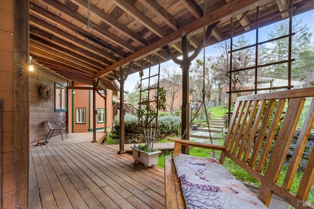 3100 Radical Ridge Rd, Redwood Valley, CA 95470 - view of deck