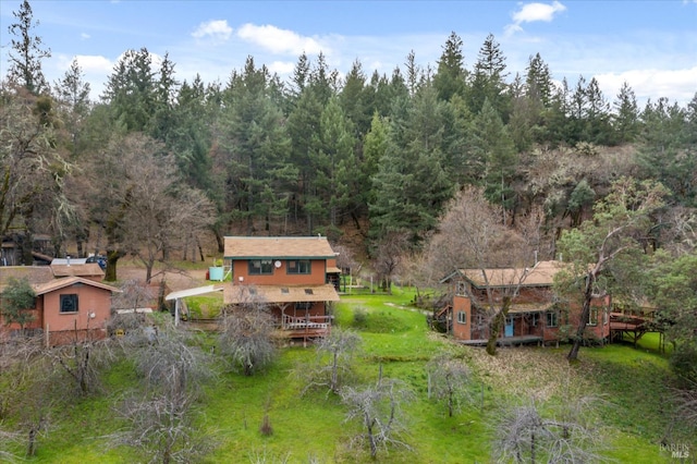 3100 Radical Ridge Rd, Redwood Valley, CA 95470 - view of subject property featuring a heavily wooded area