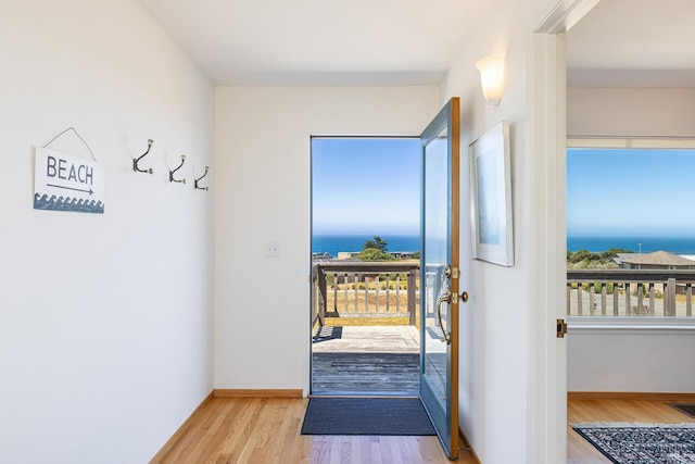 359 Terra Verde, Bodega Bay, CA 94923 - doorway featuring wood finished floors and healthy amount of natural light