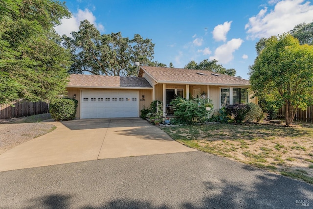 1851 Daniel Way, Redwood Valley, CA 95470 - single story home with a garage and concrete driveway