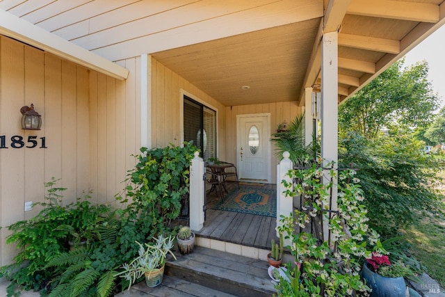 1851 Daniel Way, Redwood Valley, CA 95470 - property entrance with a porch