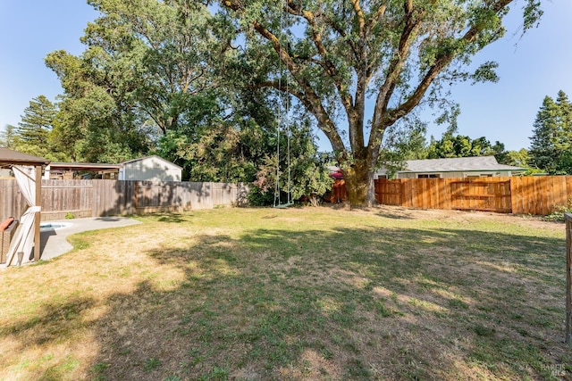 1851 Daniel Way, Redwood Valley, CA 95470 - fenced backyard with a patio area