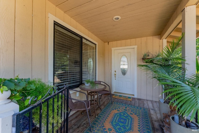 1851 Daniel Way, Redwood Valley, CA 95470 - doorway to property with a porch