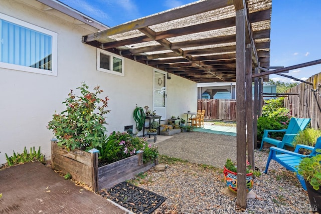 434 E H St, Benicia, CA 94510 - view of patio featuring a pergola