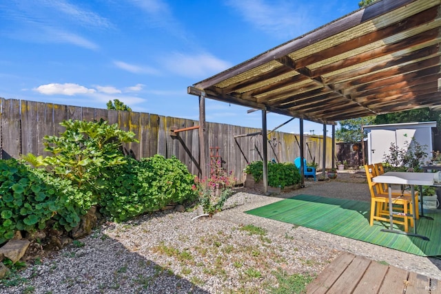 434 E H St, Benicia, CA 94510 - fenced backyard featuring a shed