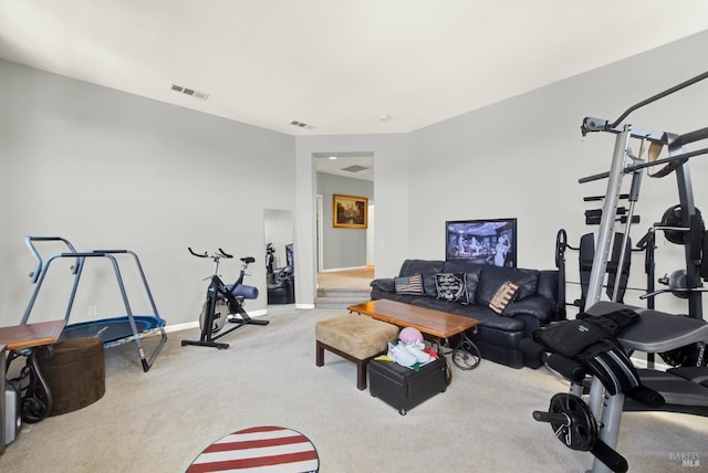 644 Canterbury Cir, Vacaville, CA 95687 - exercise room featuring carpet floors and baseboards