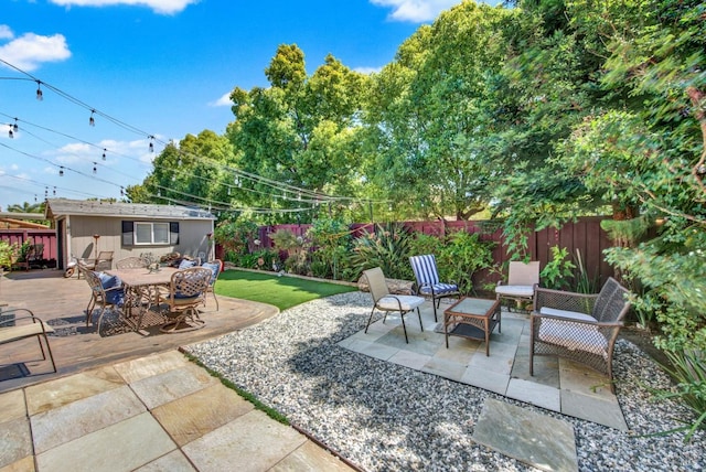 644 Canterbury Cir, Vacaville, CA 95687 - fenced backyard featuring a patio