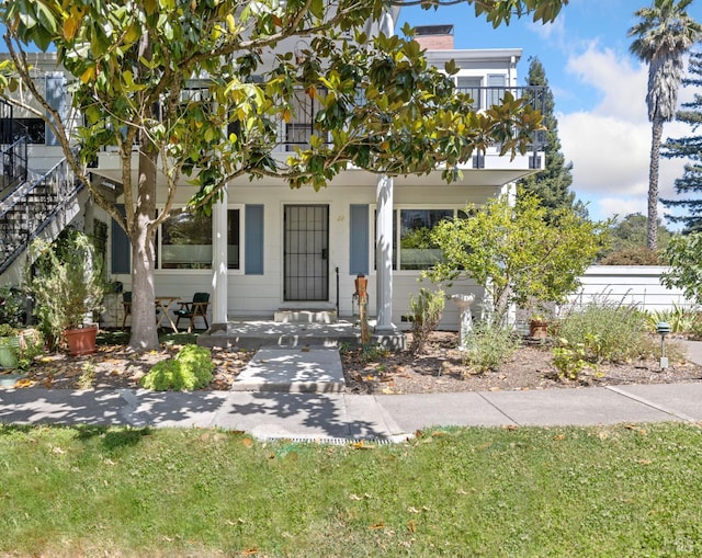 7771 Healdsburg Ave Unit 22, Sebastopol, CA 95472 - view of property hidden behind natural elements with a porch