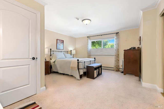 7771 Healdsburg Ave Unit 22, Sebastopol, CA 95472 - bedroom featuring crown molding and baseboard heating