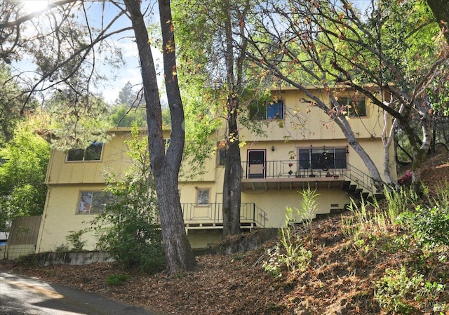 329 Olema Rd, Fairfax, CA 94930 - back of house with stucco siding