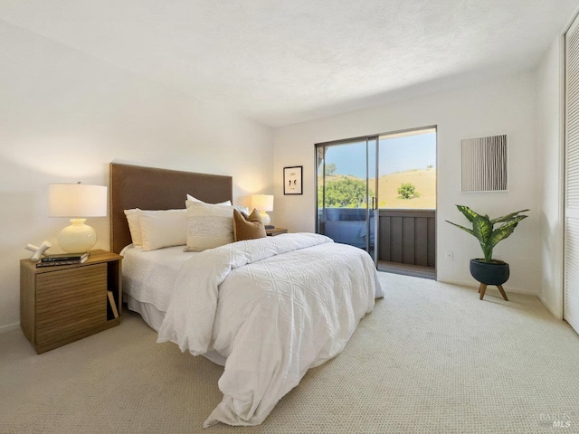 15 Sulgrave Ln, San Rafael, CA 94901 - bedroom featuring access to exterior and light carpet