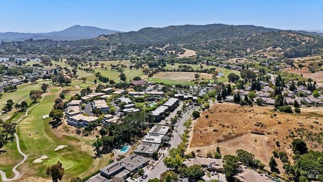 15 Sulgrave Ln, San Rafael, CA 94901 - view of property location featuring a mountainous background, a local golf course, and nearby suburban area