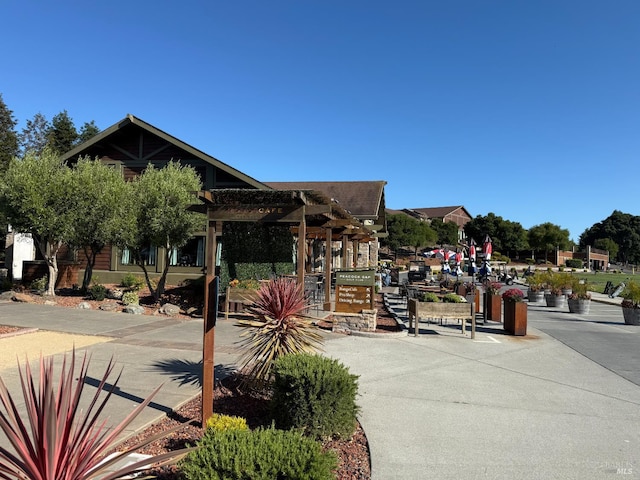 15 Sulgrave Ln, San Rafael, CA 94901 - view of property's community with a pergola