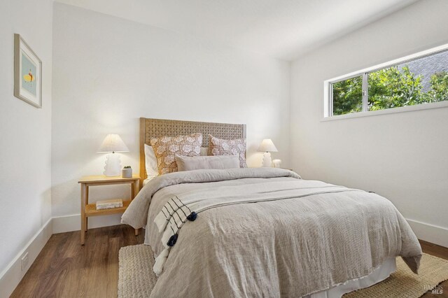 160 3rd St, Point Reyes Station, CA 94956 - bedroom with wood finished floors and baseboards