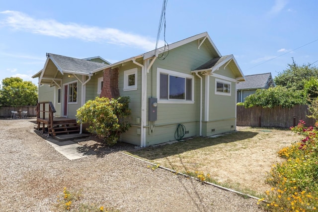 160 3rd St, Point Reyes Station, CA 94956 - view of front facade featuring crawl space