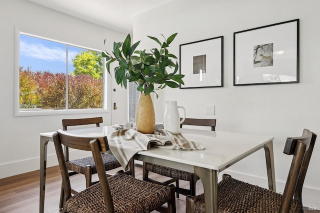 160 3rd St, Point Reyes Station, CA 94956 - dining room with wood finished floors and baseboards