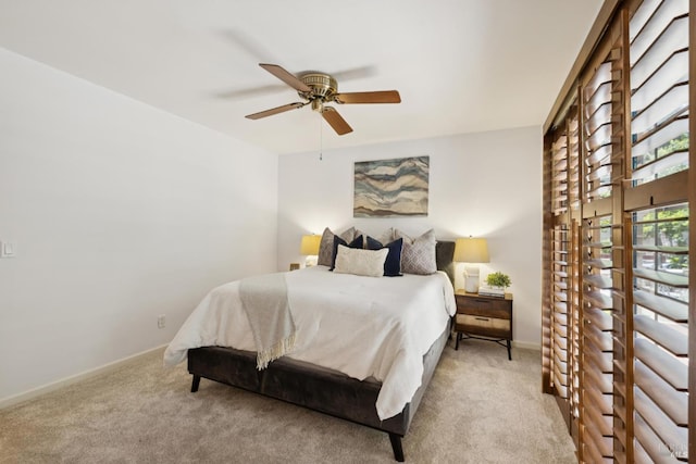 1619 Foothill Blvd, Calistoga, CA 94515 - carpeted bedroom featuring baseboards and ceiling fan