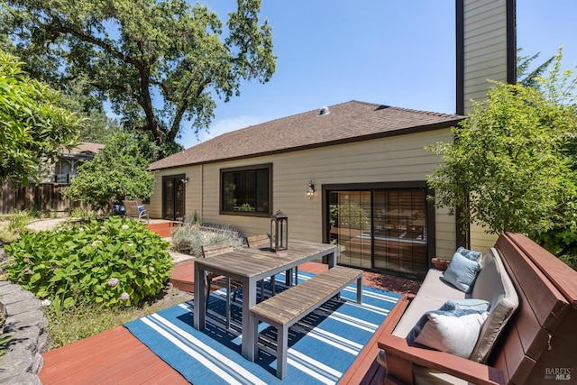 1619 Foothill Blvd, Calistoga, CA 94515 - deck featuring outdoor dining space