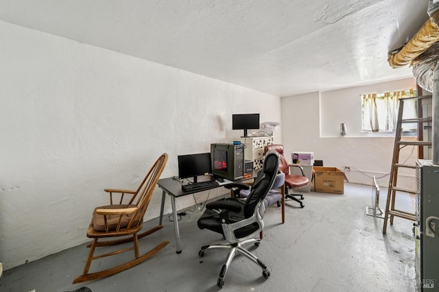 15 Montecito Dr, Corte Madera, CA 94925 - office space featuring concrete floors and a textured ceiling