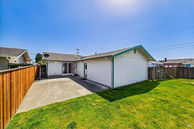 2393 Ohio St, Eureka, CA 95501 - rear view of property with a fenced backyard and a patio