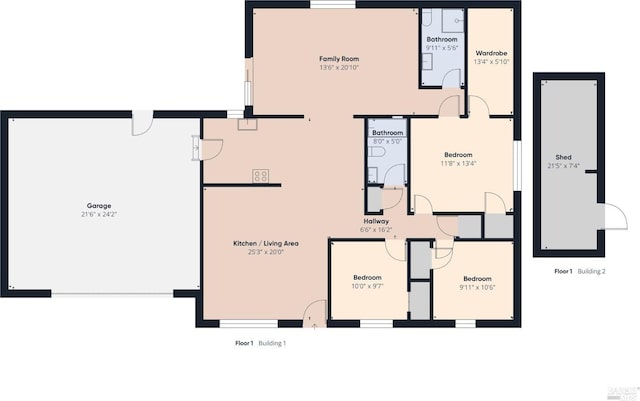 2393 Ohio St, Eureka, CA 95501 - view of floor plan / room layout