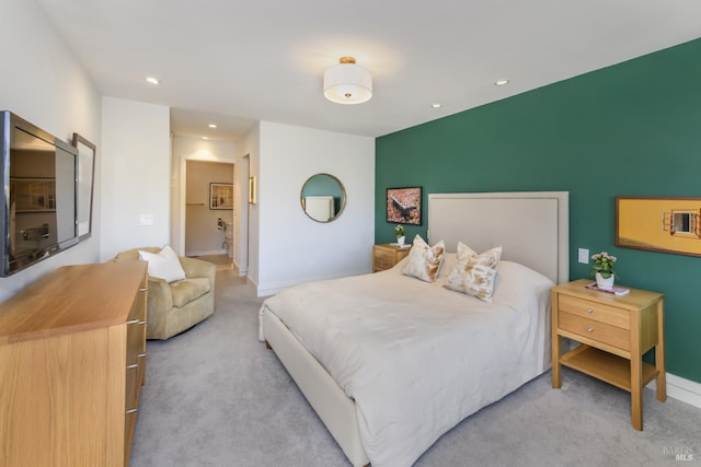 1 Drakes View Cir, Greenbrae, CA 94904 - carpeted bedroom with baseboards and recessed lighting