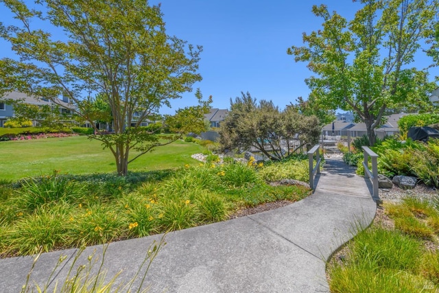 1 Drakes View Cir, Greenbrae, CA 94904 - surrounding community with a yard and a residential view