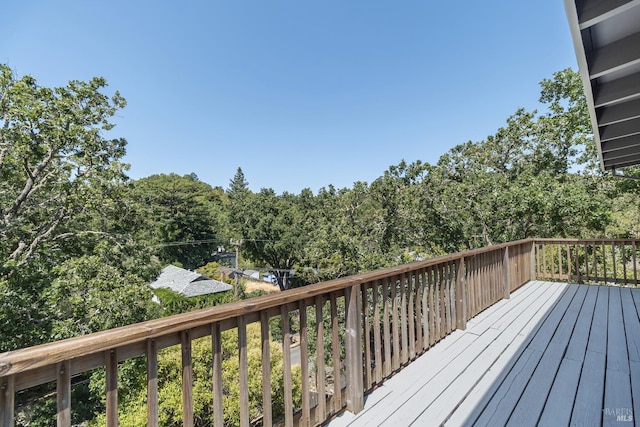 23 Hillside Dr, Fairfax, CA 94930 - view of wooden deck