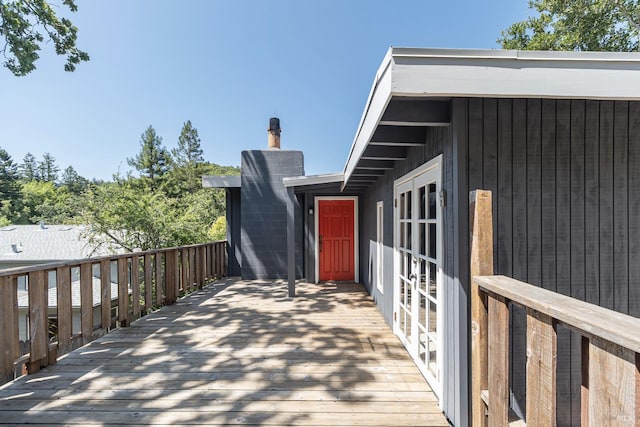 23 Hillside Dr, Fairfax, CA 94930 - view of wooden terrace