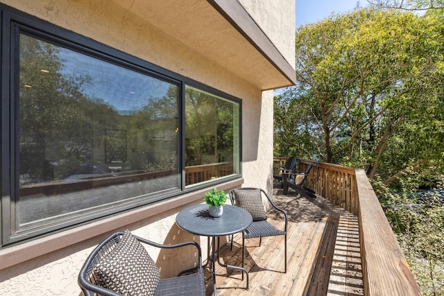 14 Corte Real Ct, Greenbrae, CA 94904 - view of wooden balcony featuring a wooden deck
