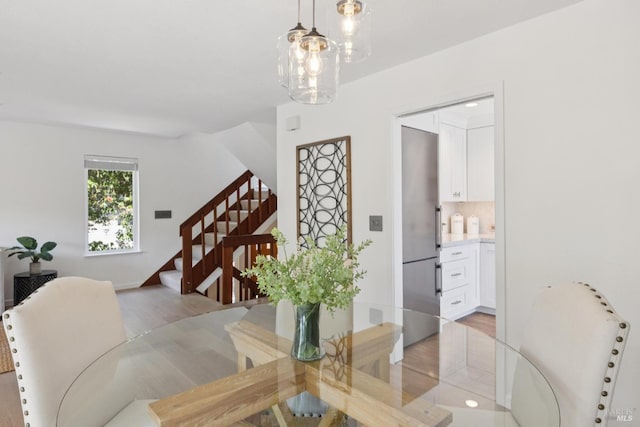 14 Corte Real Ct, Greenbrae, CA 94904 - dining space with stairs and light wood-style floors