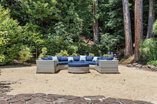 71 Convent Ct, San Rafael, CA 94901 - view of patio with outdoor lounge area